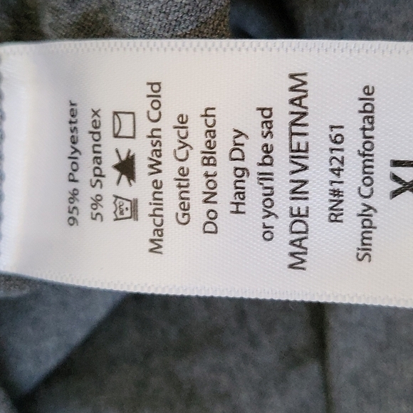 LuLaRoe Randy gray raglan tee with multicolored floral print NWOT - Picture 10 of 10